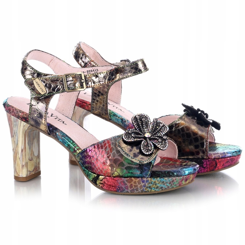 Dámské sandály Laura Vita Hicao 023 Bronze SL16028D-2B VEL..38