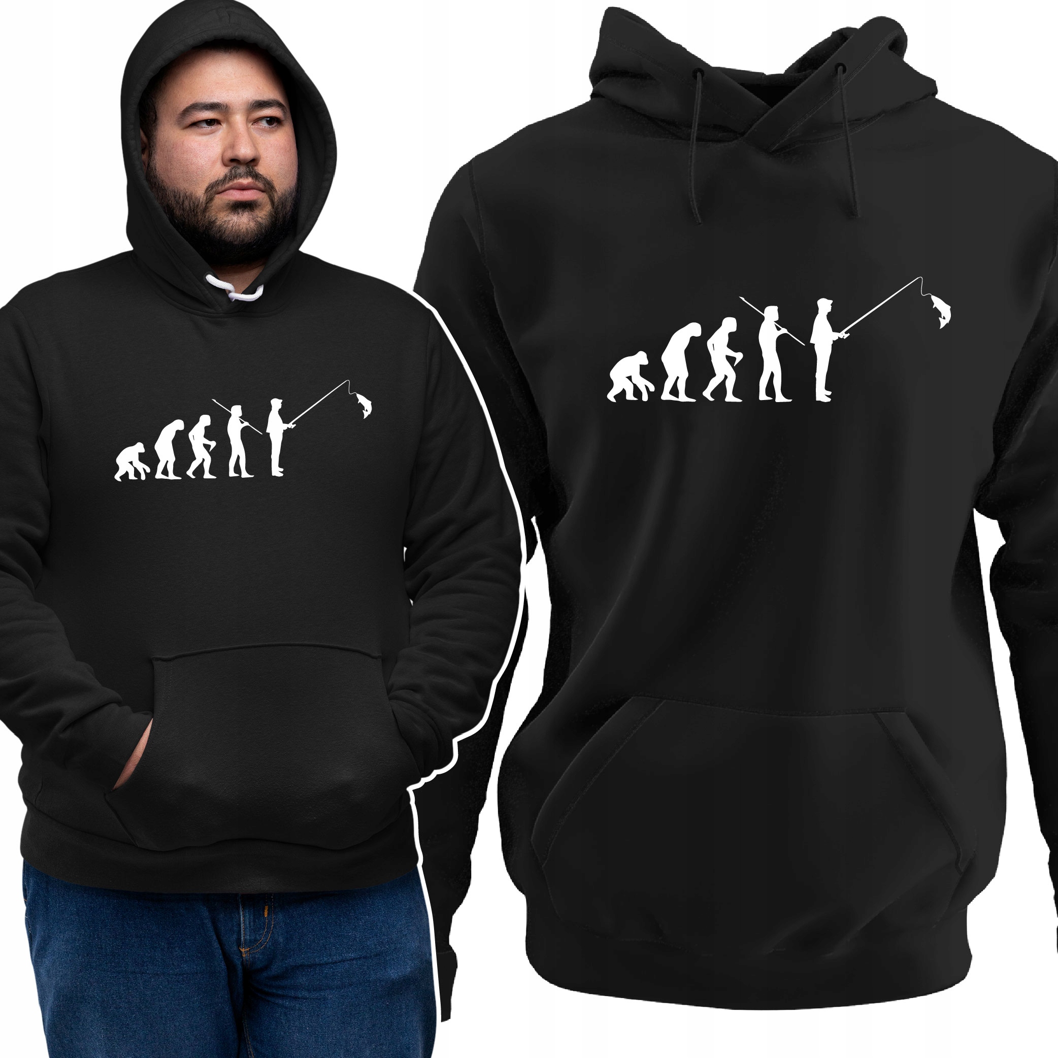 

Bluza Z Kapturem Dla Najlepszego Wędkarza XL