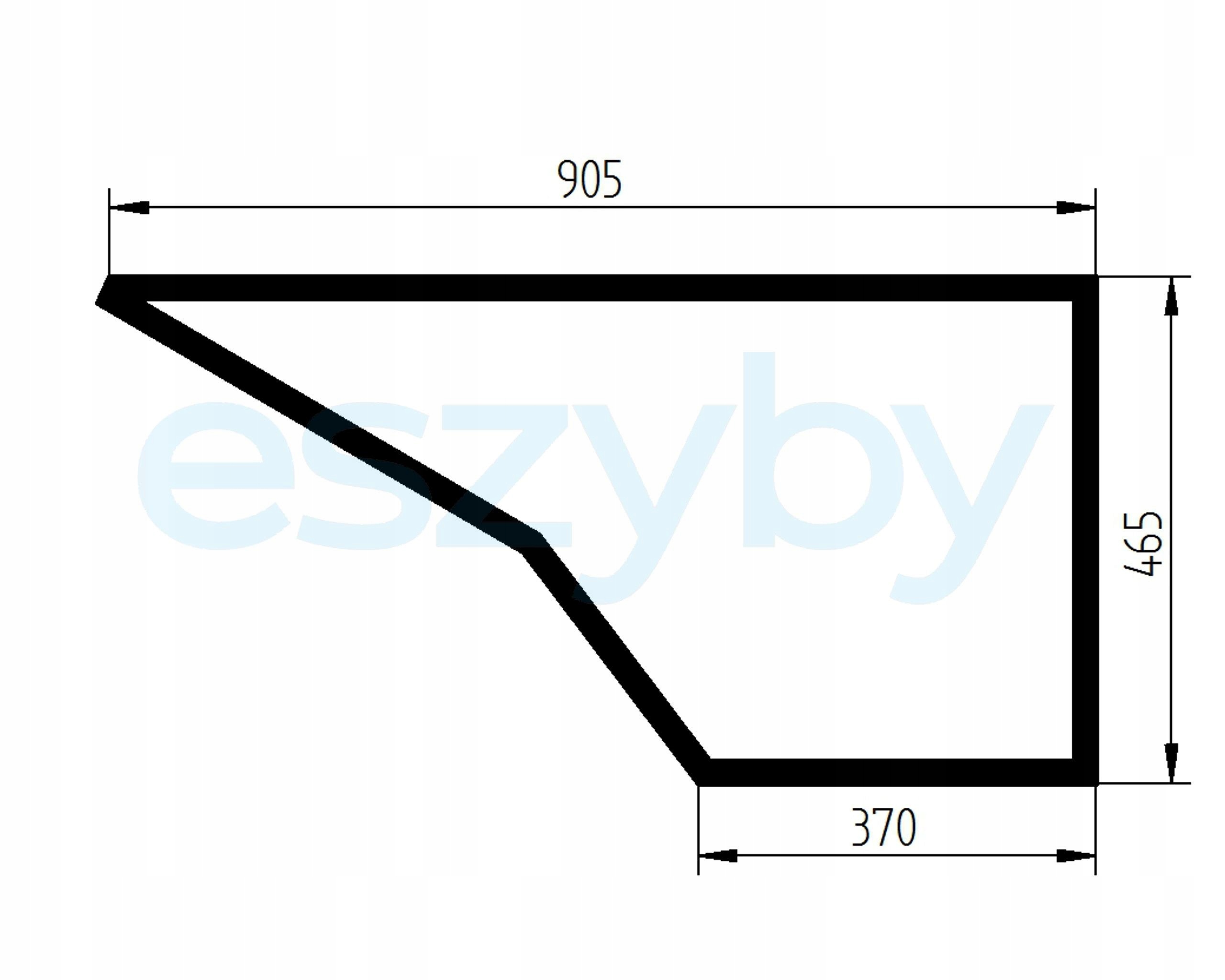 sklo vysokozdvižný vozík Manitou MC dveře spodní levé