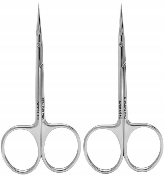 2 x Staleks Professional Cuticle Nůžky s háčkem pro leváky