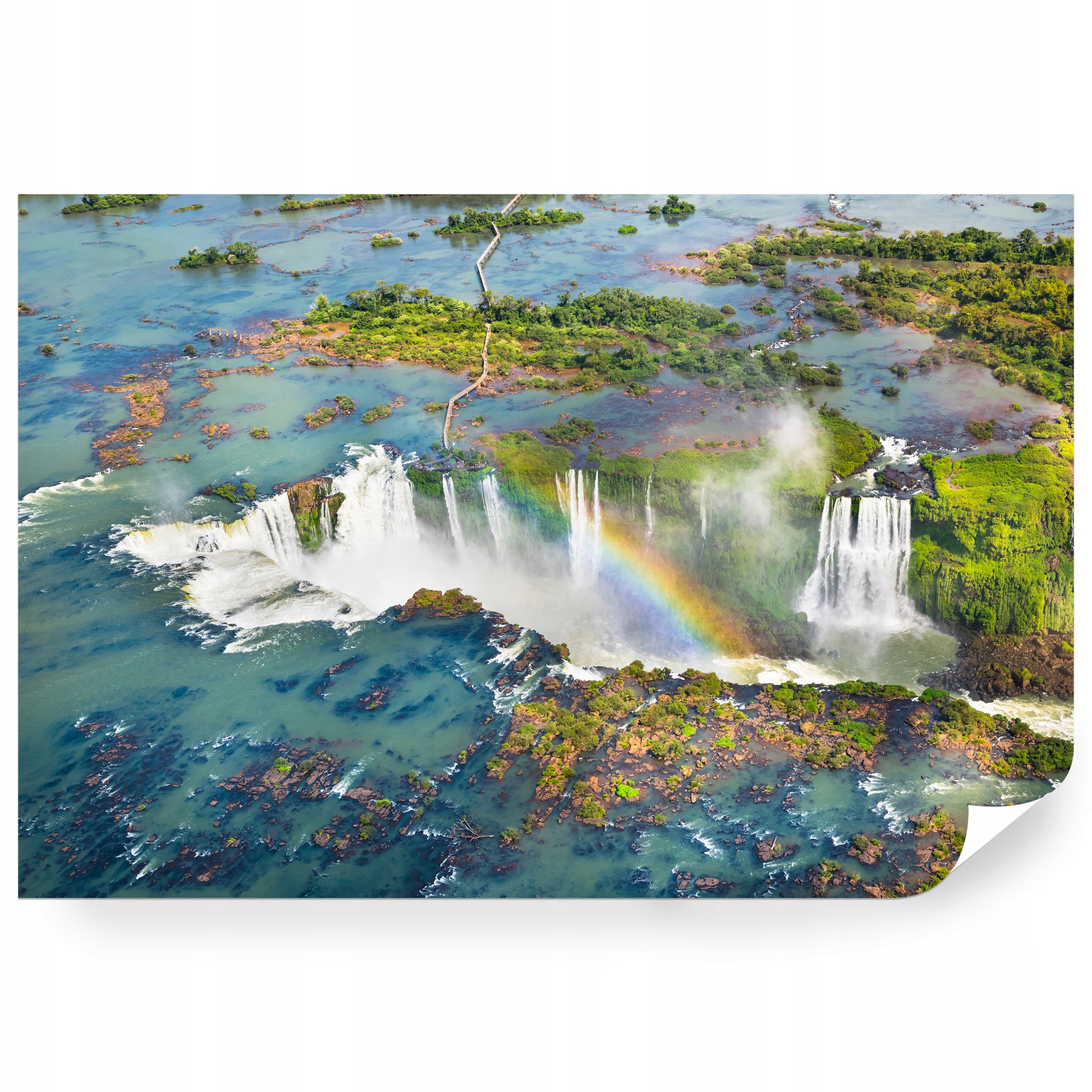 Fototapeta samolepicí Iguazu Vodopád Duha Brazílie 400 x 280 cm
