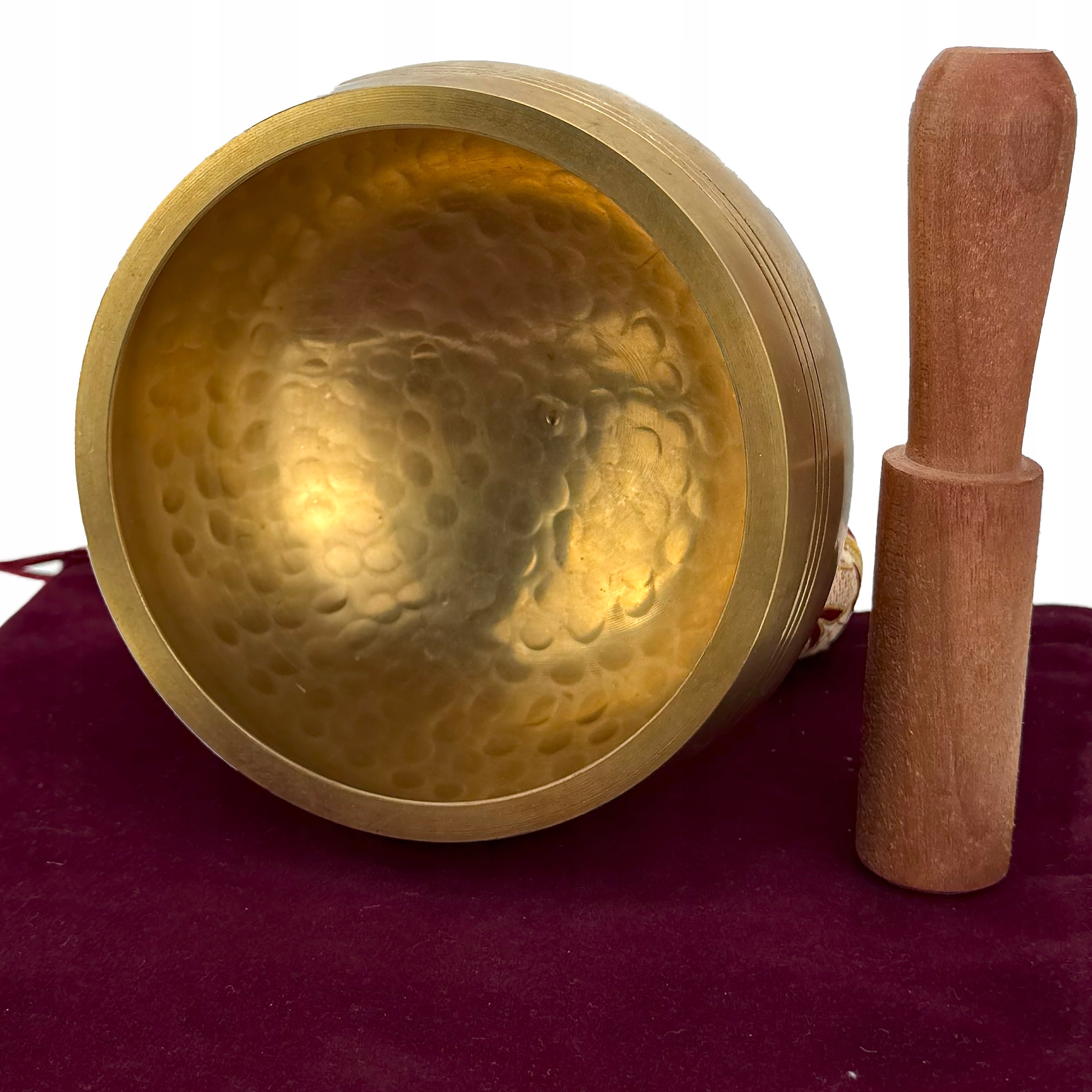 Tibetská miska Ručně hrající Kovaná Zvuková 11 cm Velká sada Nepál