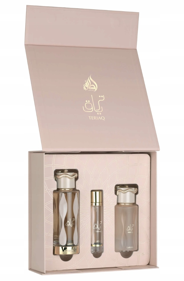 Lattafa Teriaq Zestaw prezentowy 100ml+12ml+mgiełka do włosów