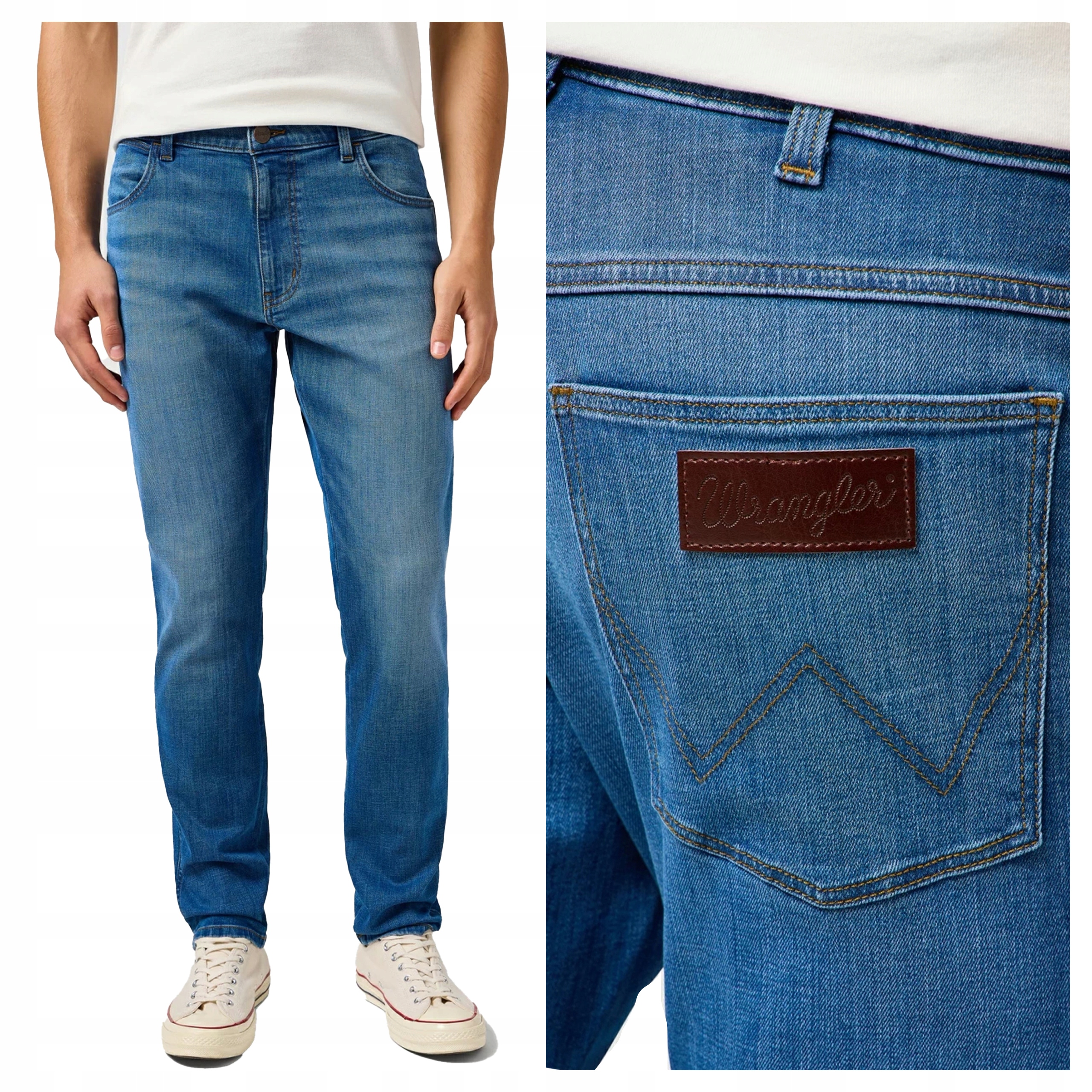 Wrangler River W34 L32 Pánské džínové kalhoty džíny Proste