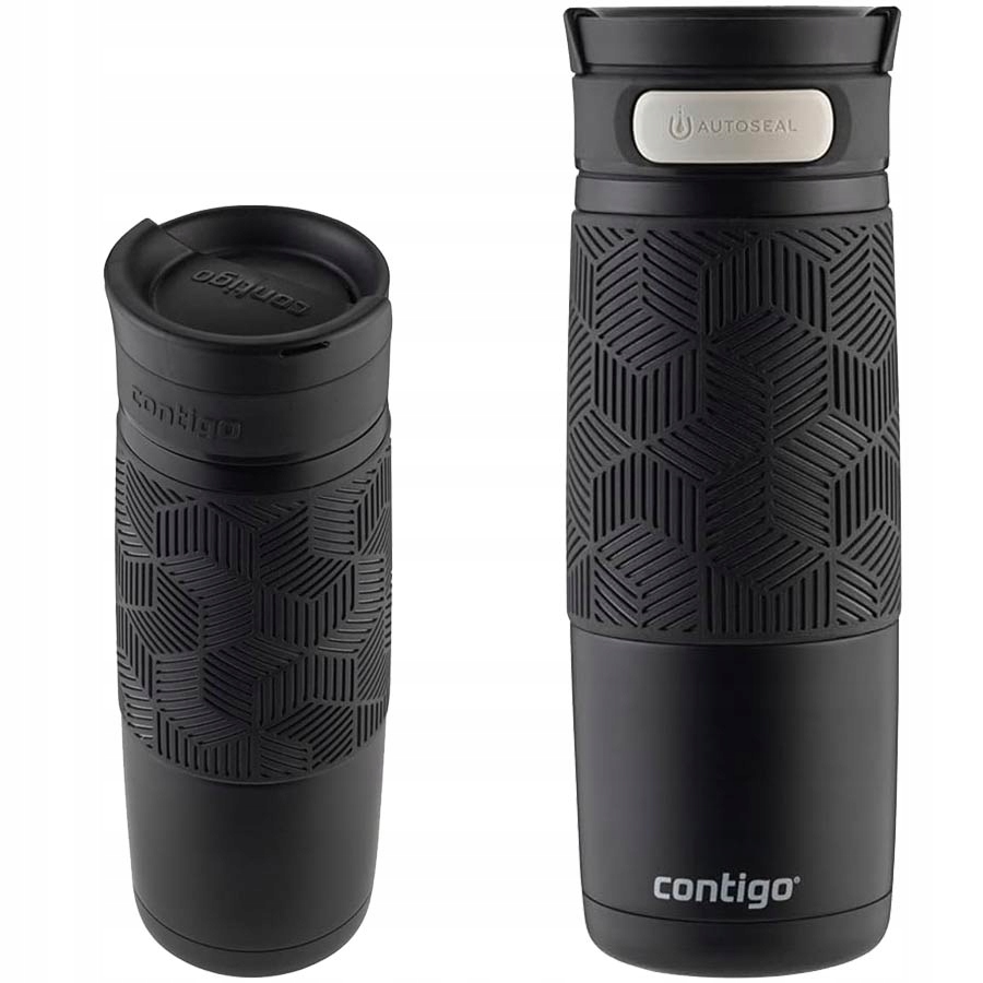 Kubek Termiczny Contigo Transit 470 ml na Kawę Herbatę Napoje Czarny