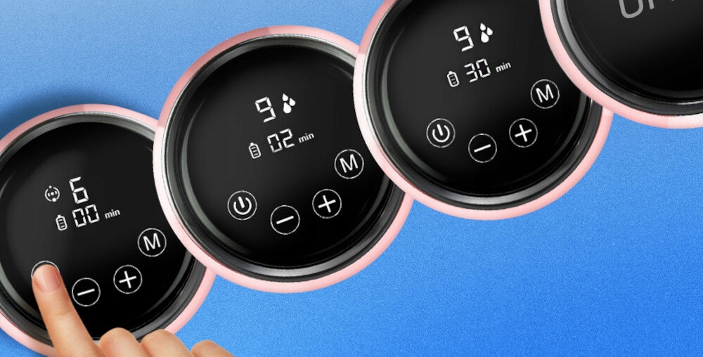 Laktator elektryczny Neno Bella Twin Różowy Zasilanie sieciowo-akumulatorowe