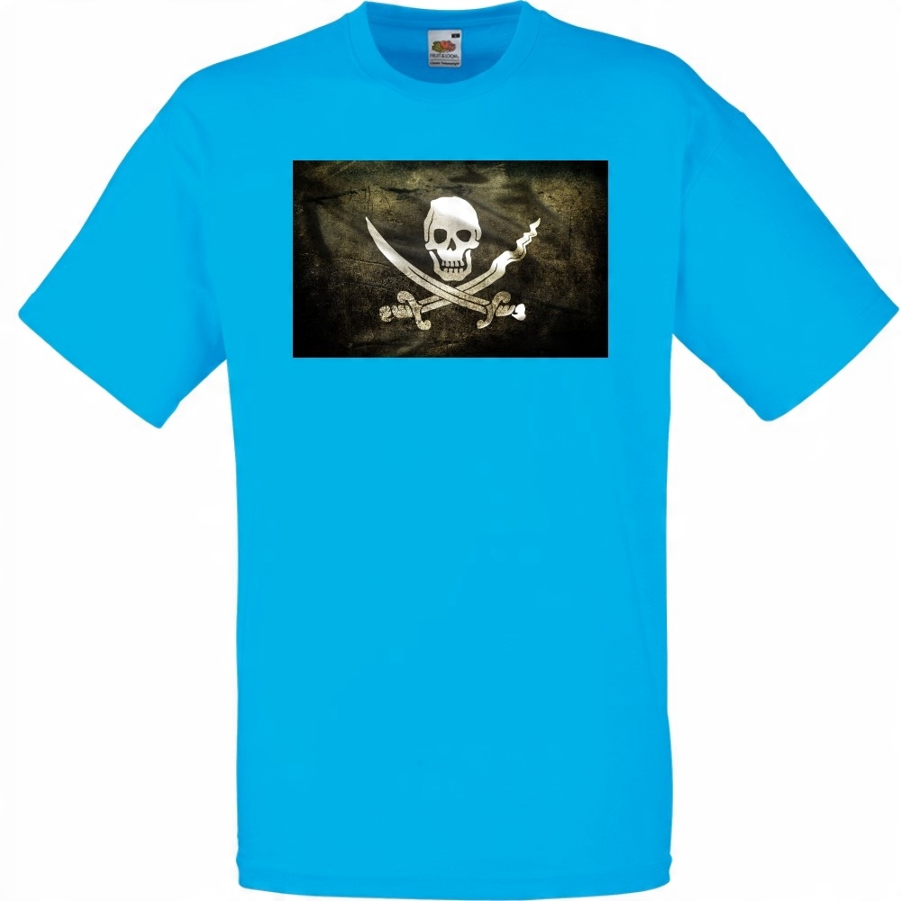 

Koszulka z nadrukiem flaga piracka Jolly Roger L