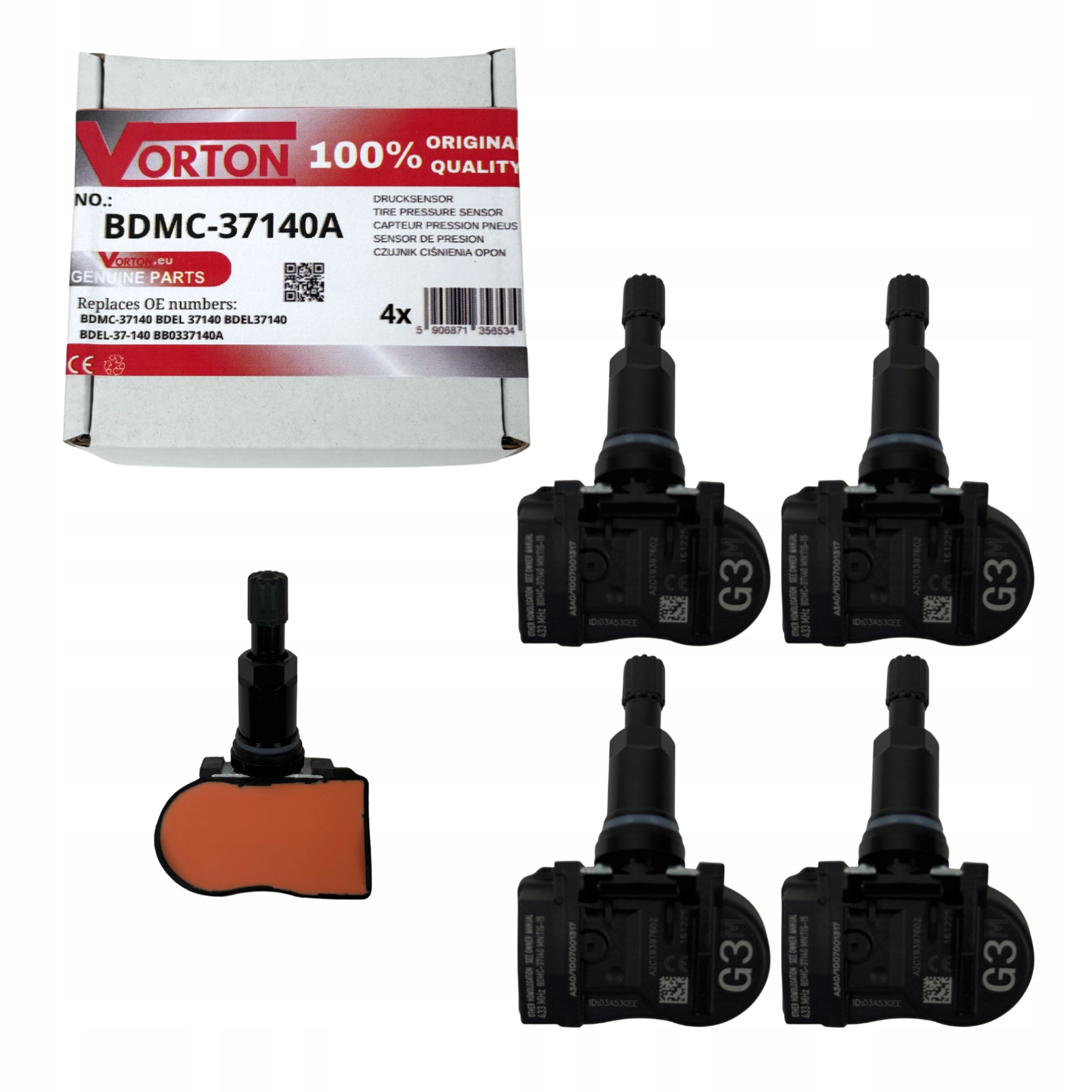 Snímače Tlaku Vzduchu Pneumatík Tpms Mazda 3 5 6 CX-5 CX-30 CX-60 MX-30