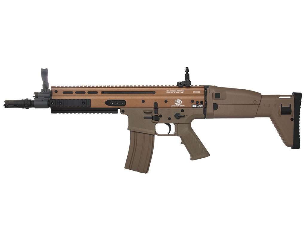 Автомат AEG Cybergun FN SCAR-L - коричневый