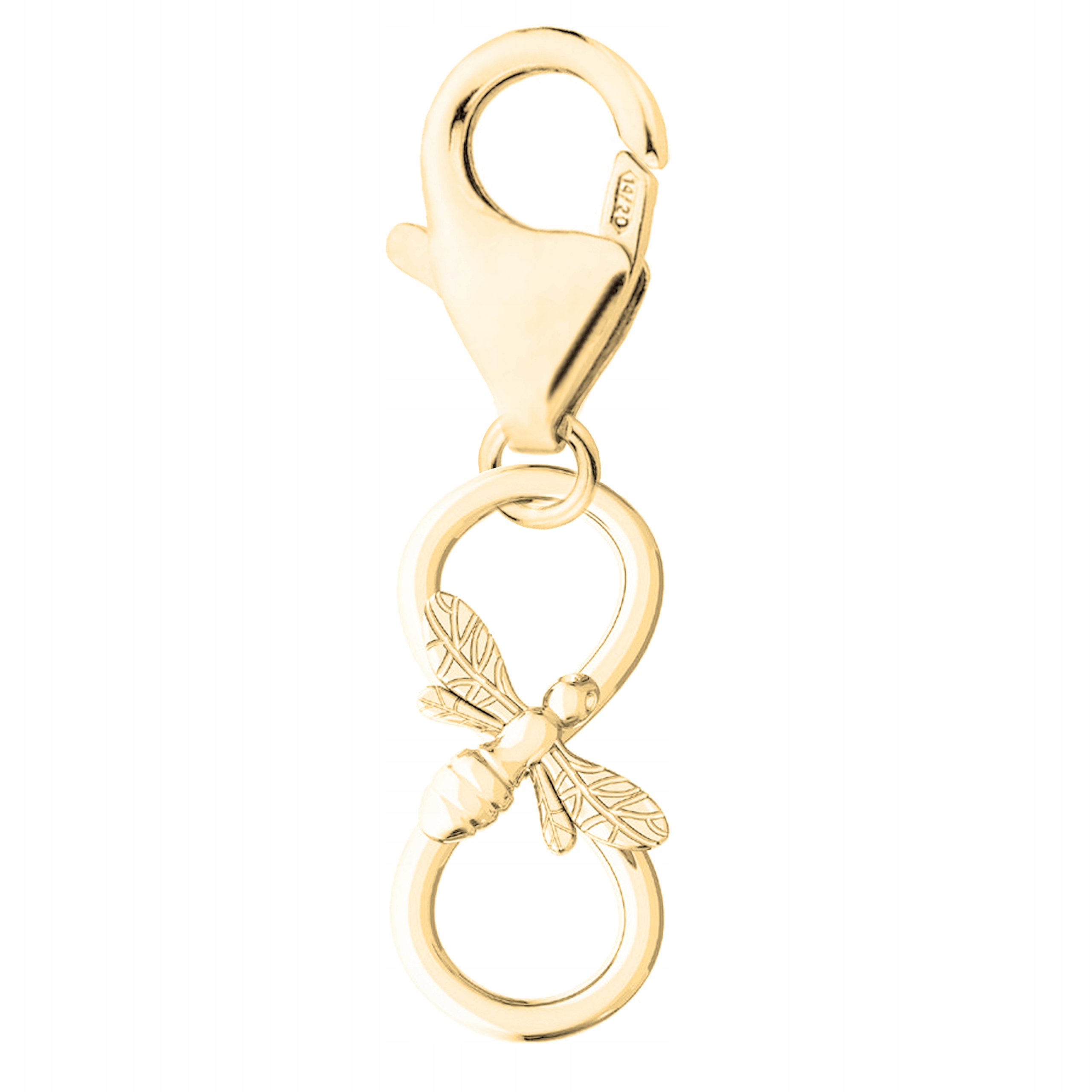 Zlatý přívěsek Včela Nekonečno