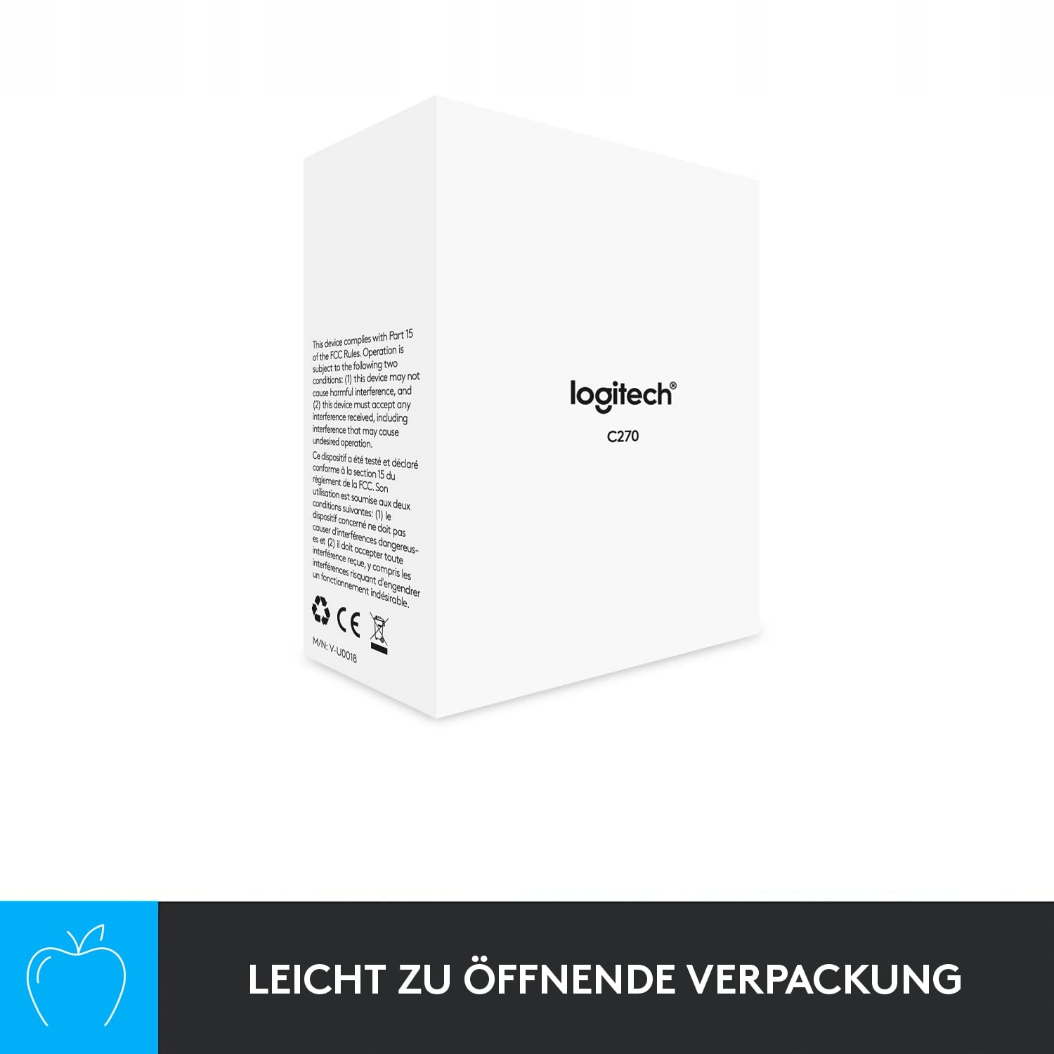 LOGITECH Kamera C270 HD 720p USB Mikrofon Skype FaceTime Hangouts — miniatura 6