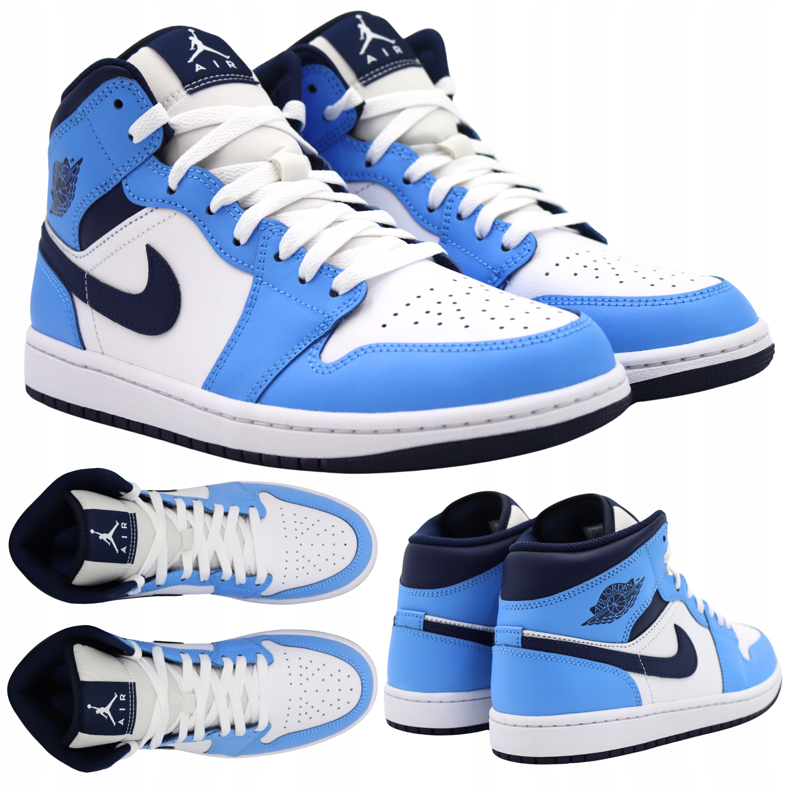 Pánské Boty Nike Air Jordan 1 MID DQ8426 405 Sportovní Vysoké Vel. 44,5
