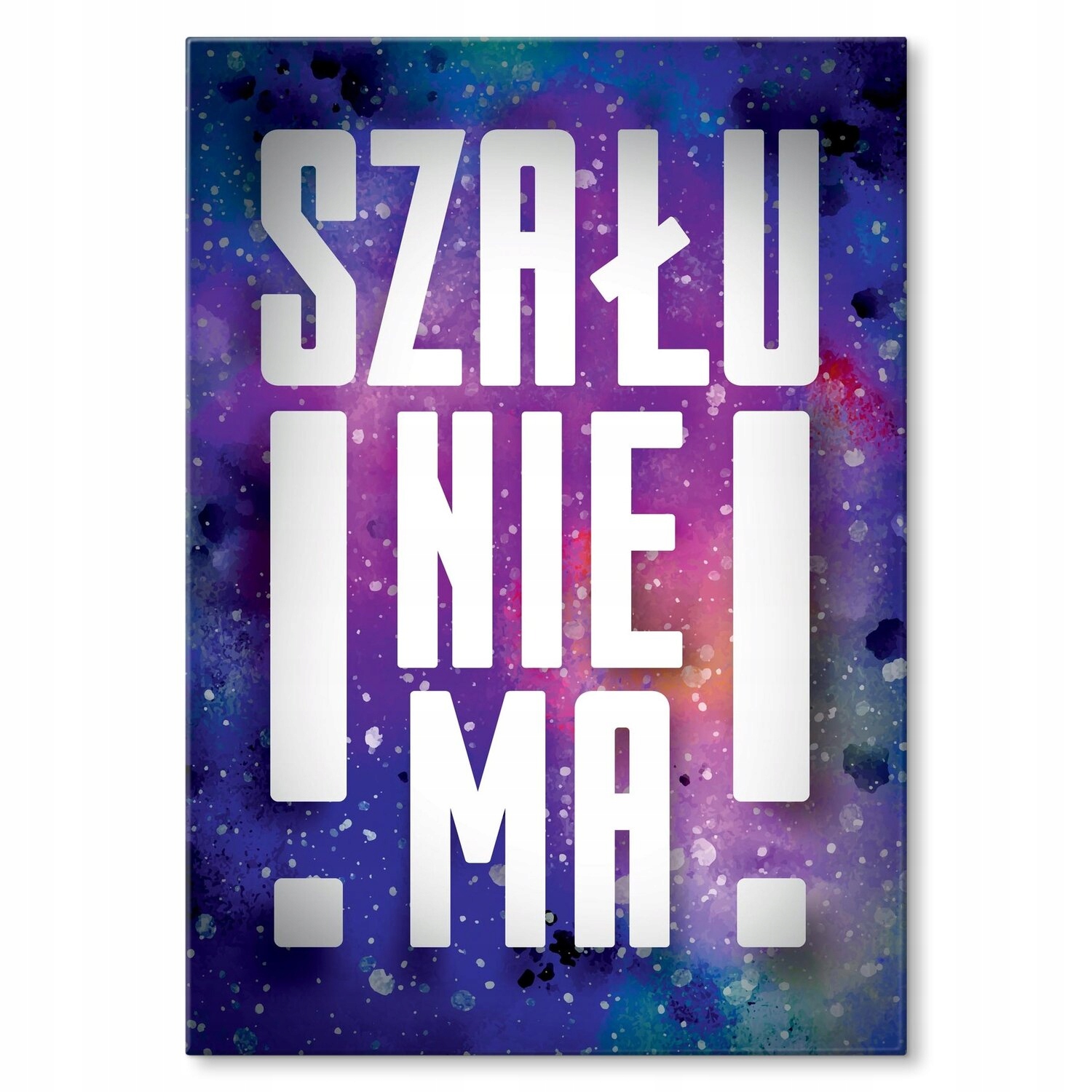 Kovový plakát Šílenství nemá Dárek 22 x 31 cm