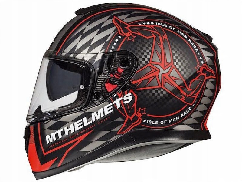 

Kask Mt Helmets Thunder 3 Sv Isle Of Man Red Mat M