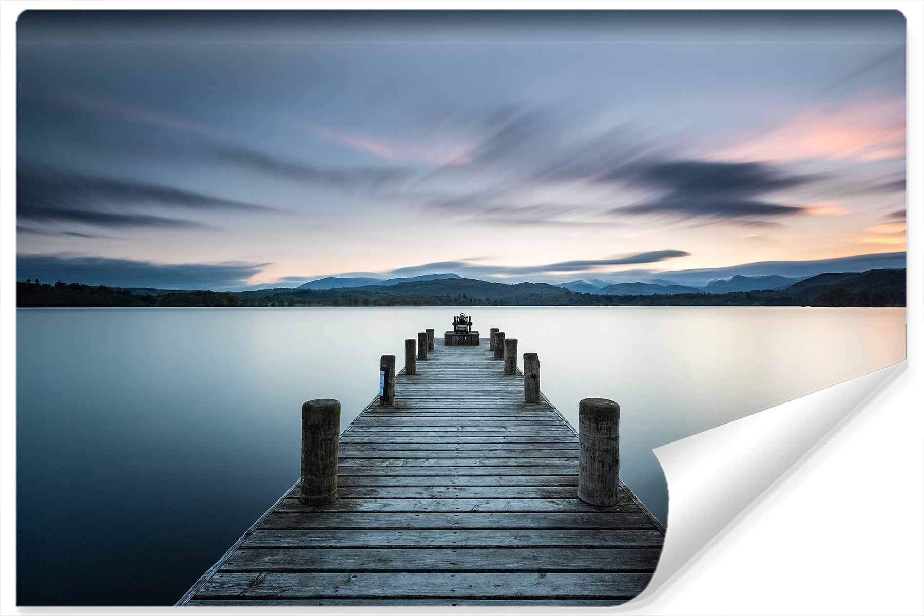 Fototapeta Jezero Most Nebe 3D pohled 315x210