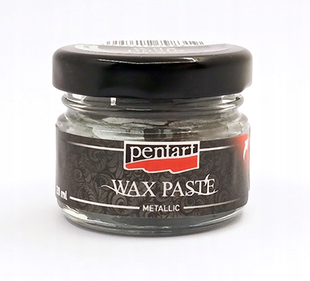 Pentart Pasta woskowa metaliczna Srebro 20ml