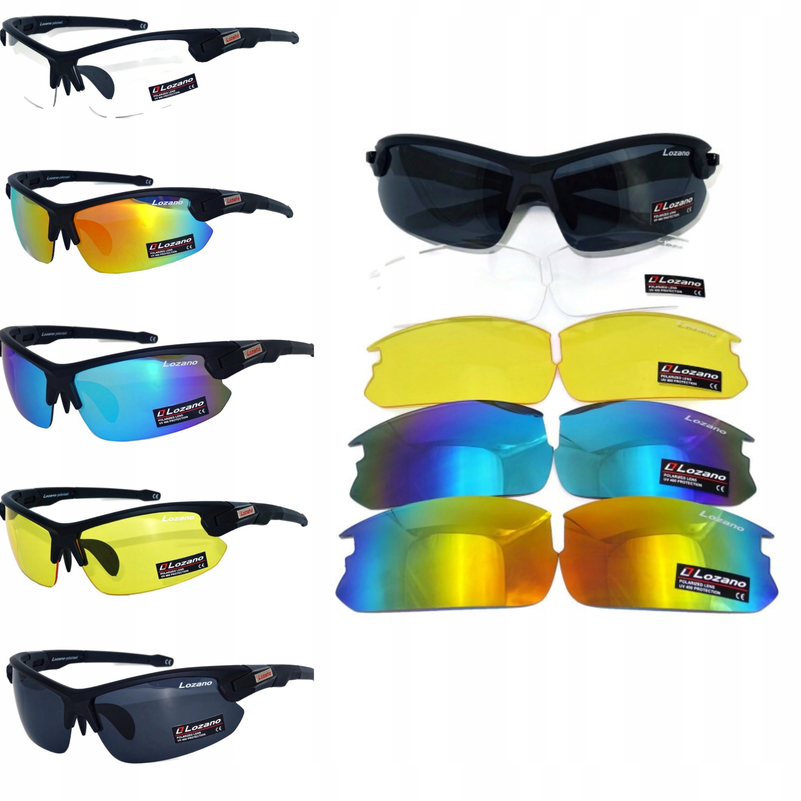 Polarizační Uv Brýle Pro Řidiče A Sportovce S Vyměnitelnými Čočkami