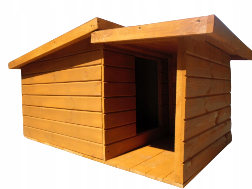 Levně Buda pro psa Budy XXL 3 Zateplená Doporučuji Domeček pro psa Předsíň Terasa