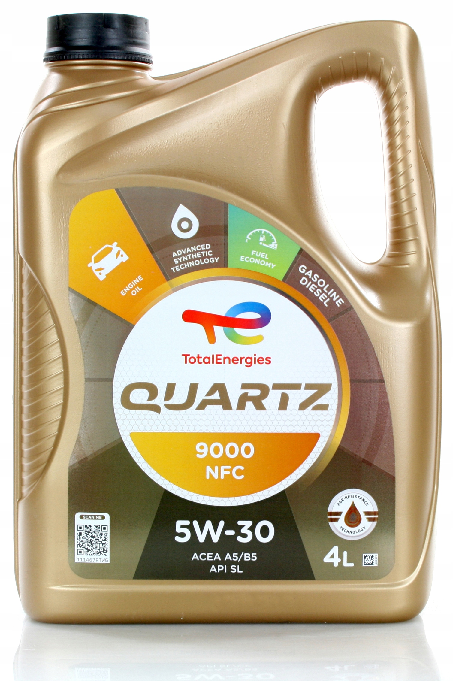 Olej Total Quartz 5W30 9000 Energy Nfc A5/B5 4L