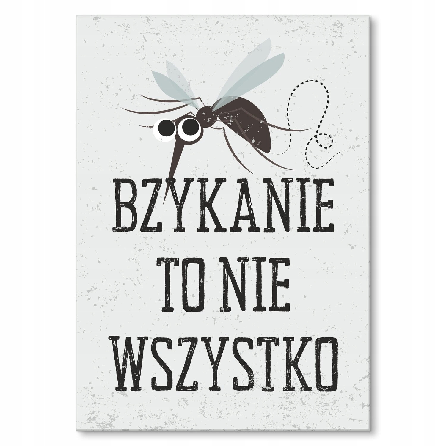 Kovový plakát Bzučení není všechno Dárek 30 x 42 cm