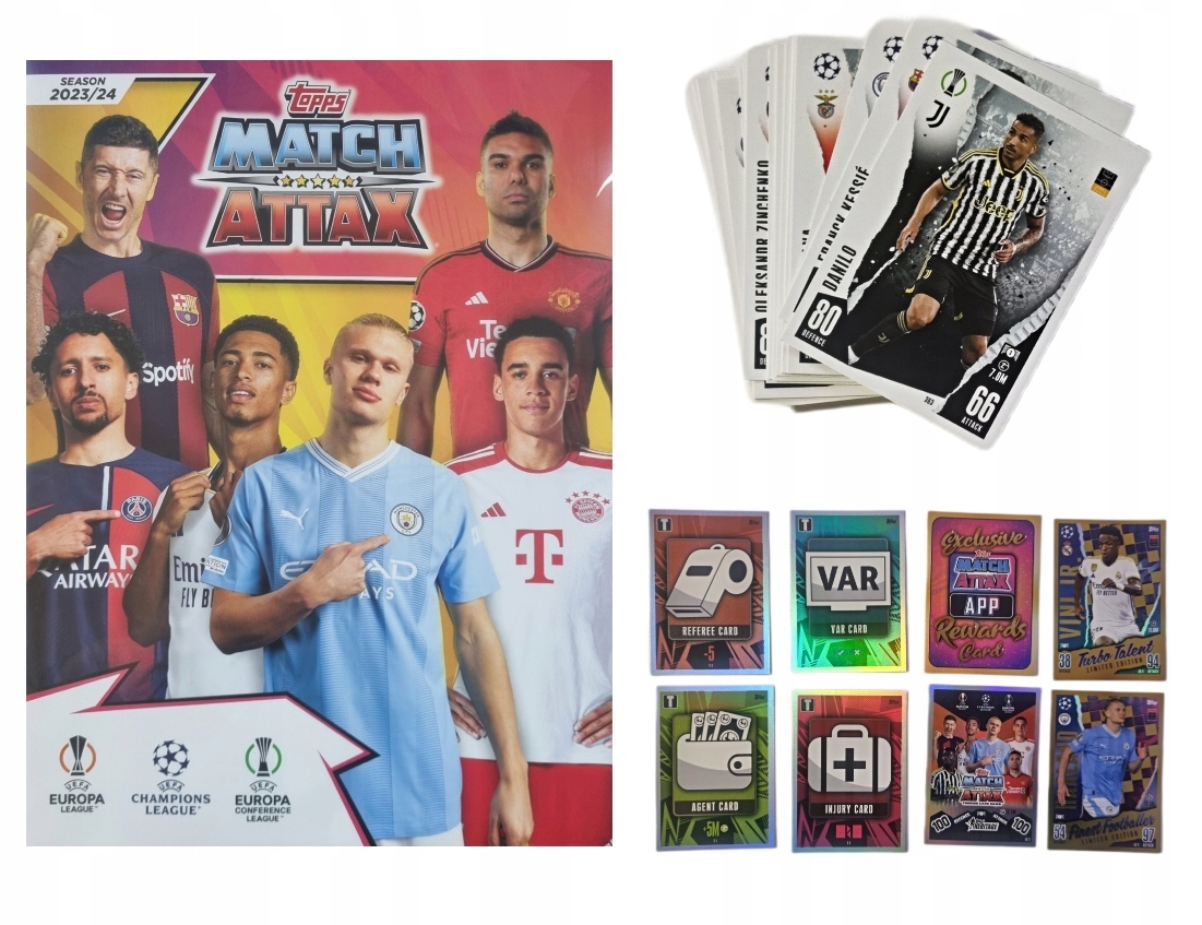 ALBUM UEFA Champions League TOPPS MATCH ATTAX 2023/2024 ZESTAW NA START!