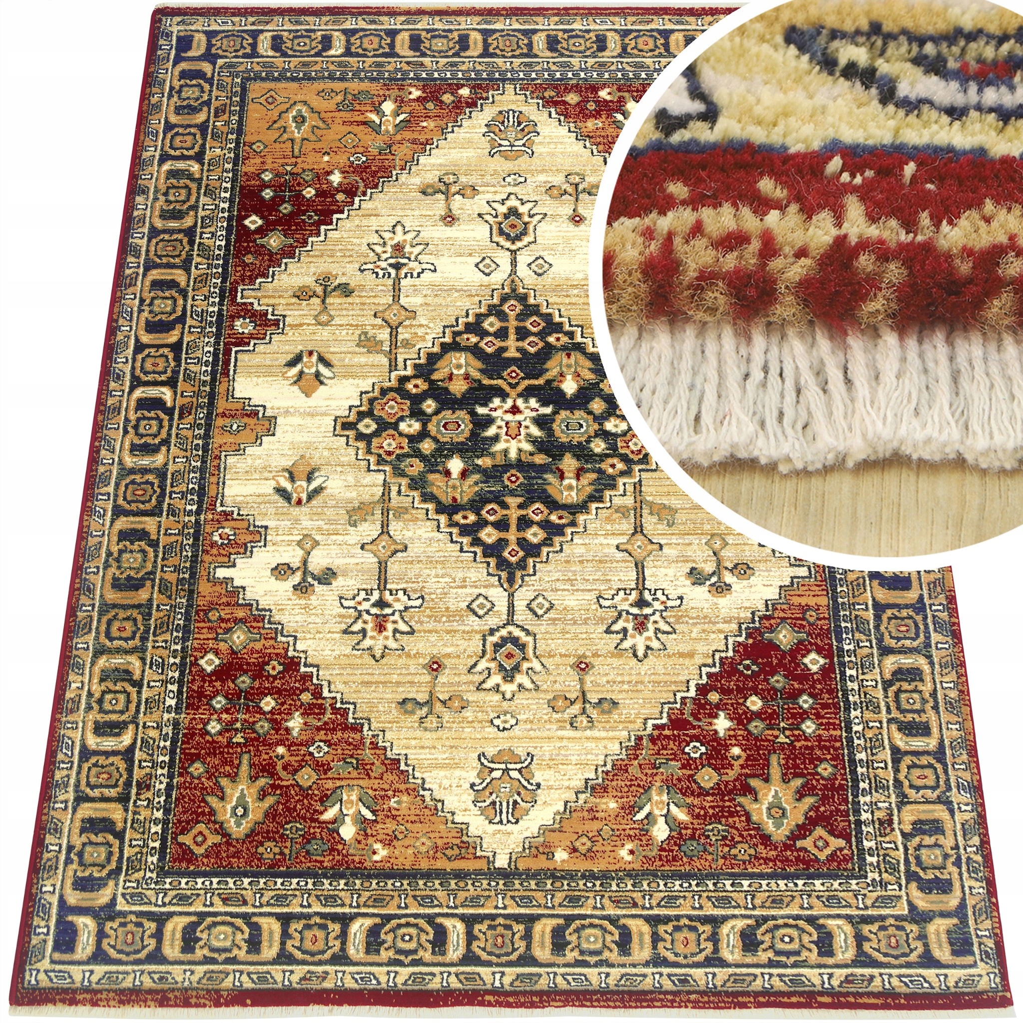 Koberec Klasický Do Obývacího Pokoje Koberec Do Ložnice S Třásněmi Paris 80x155