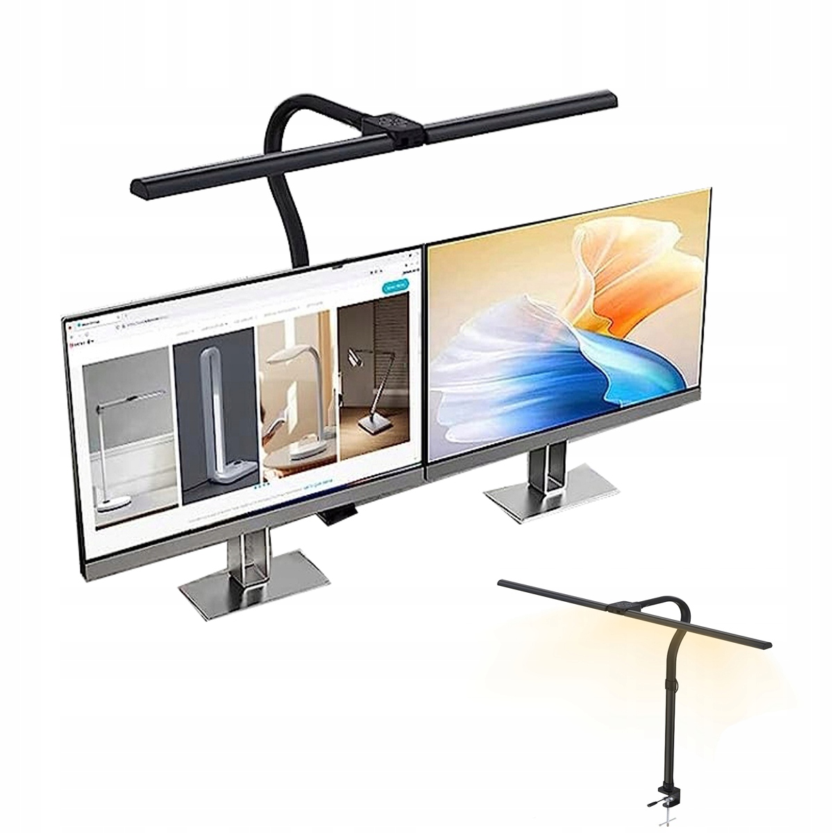 kreslicí lampa Led stolní lampa dvojitá výkonná 24W 1000LM 3200-6500K