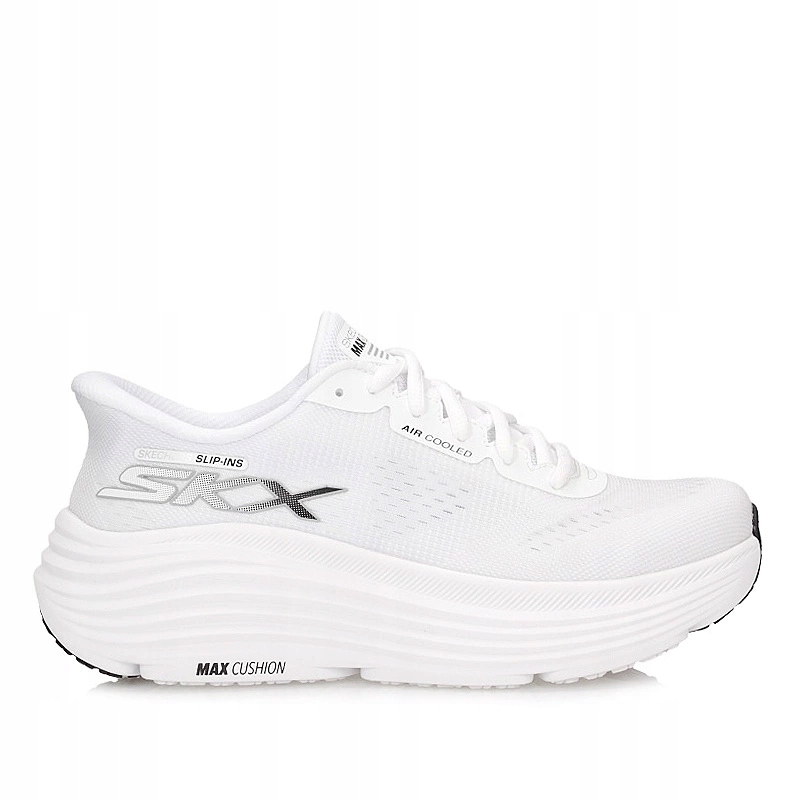 Dámské každodenní tenisky Slip-ins Skechers 129473 Wbk White Bl Max