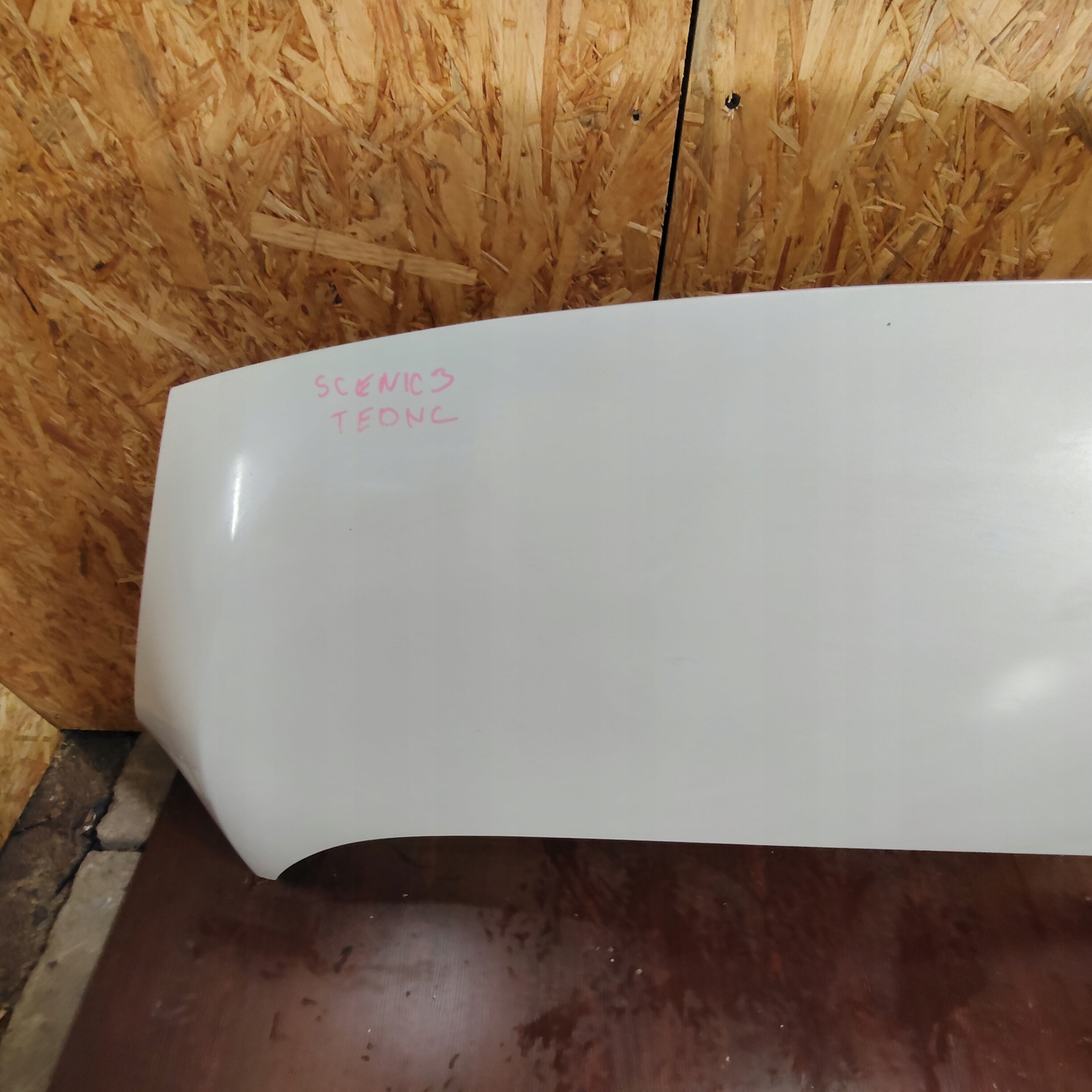 bonnet front RENAULT SCENIC III LIFT BIALA PERLA