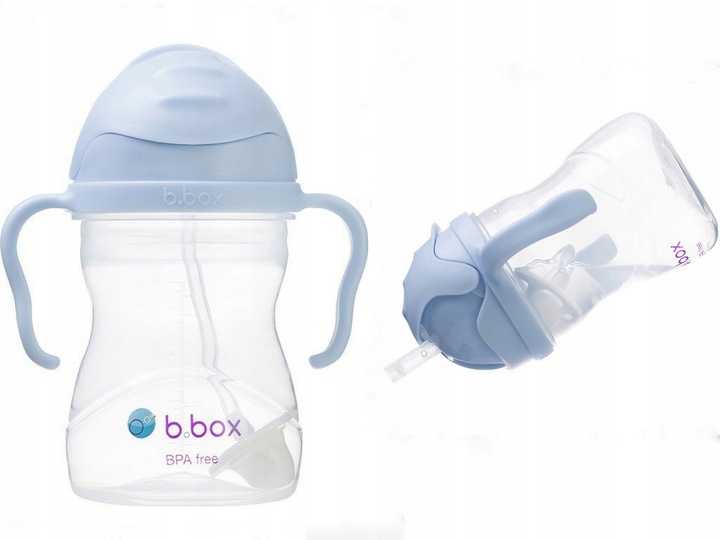 B.BOX INNOWACYJNY BIDON KUBEK Z OBCIĄŻONĄ SŁOMKĄ RURKĄ DLA DZIECI 240ml 519 Marka B.Box