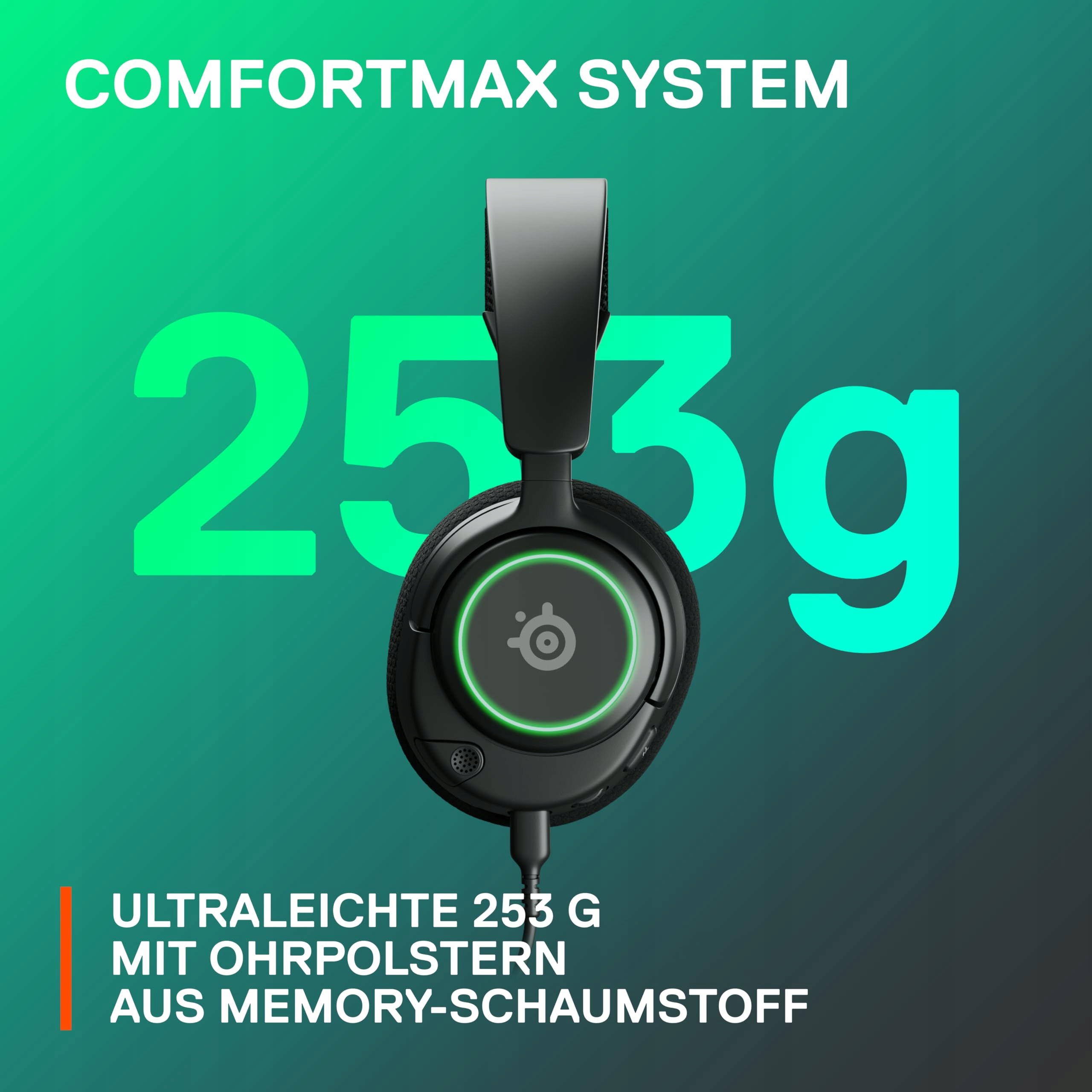 STEELSERIES Arctis Nova 3 Gaming Headset HiFi Surround RGB — miniatura 7