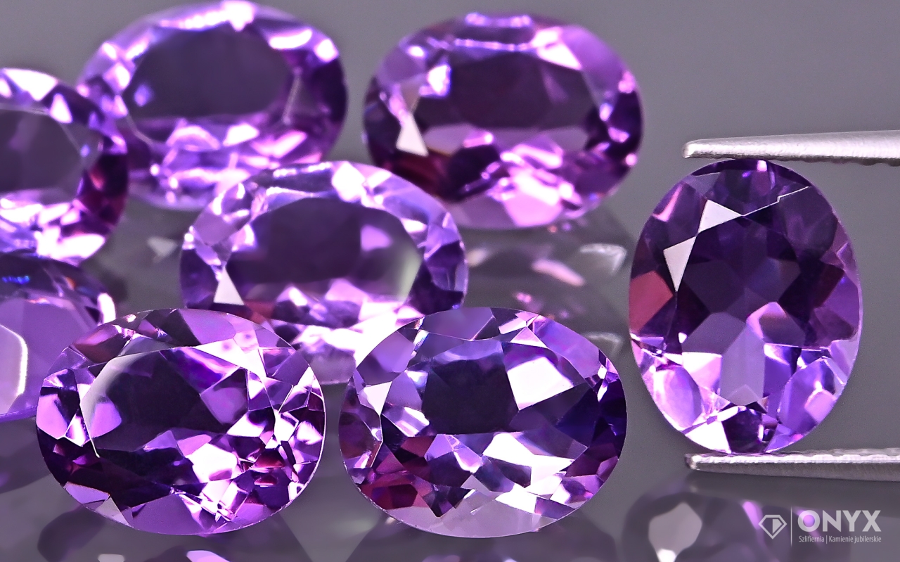 Ametyst A fazetovaný ovál 10x8 mm
