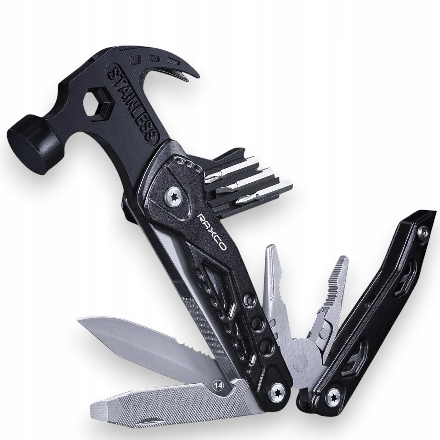 Kladivo Pro Přežití 15 V 1 Multifunkční Nerezová Ocel Multitool