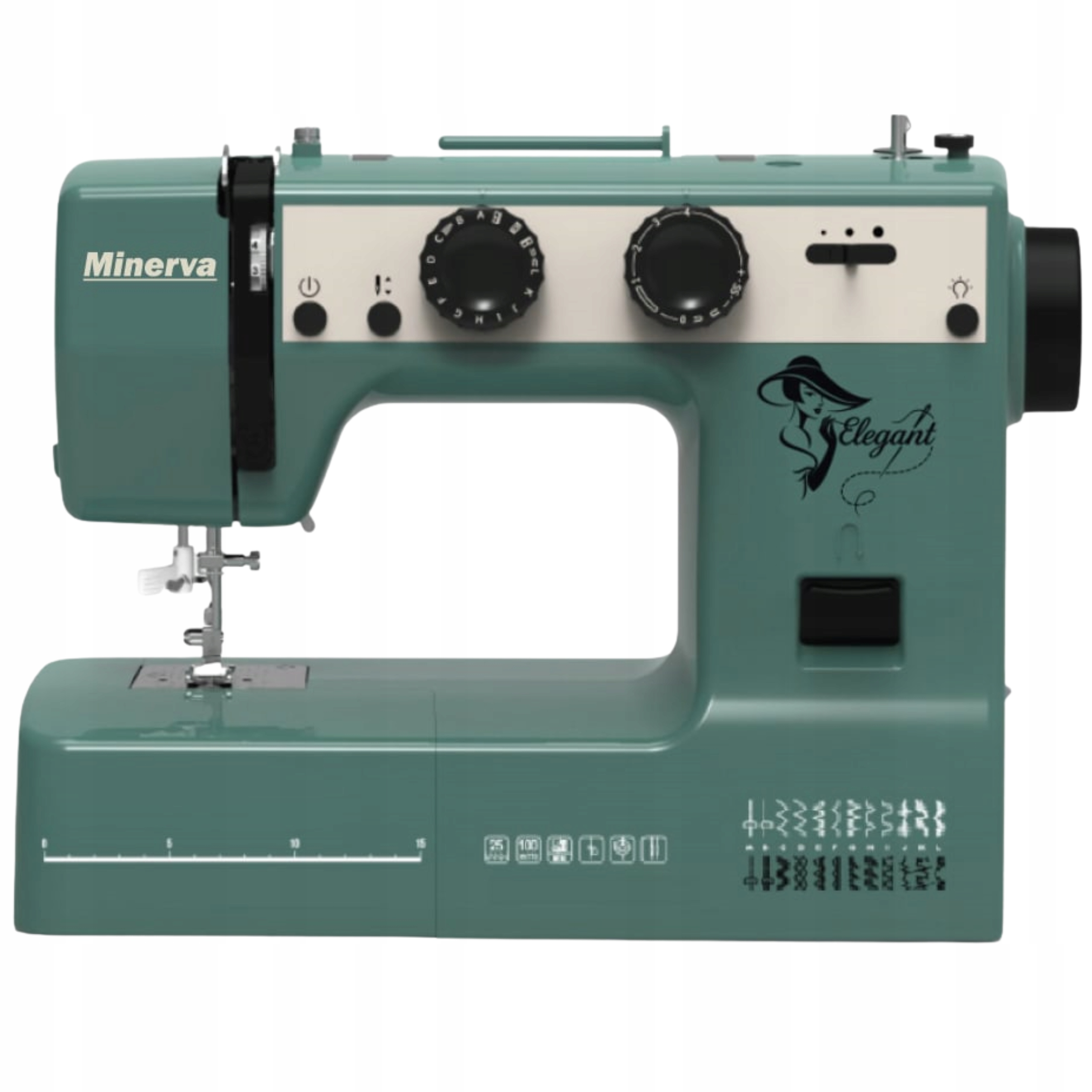 Maszyna do szycia Minerva Elegant domowa 24 ściegi mocna prosta w obsłudze