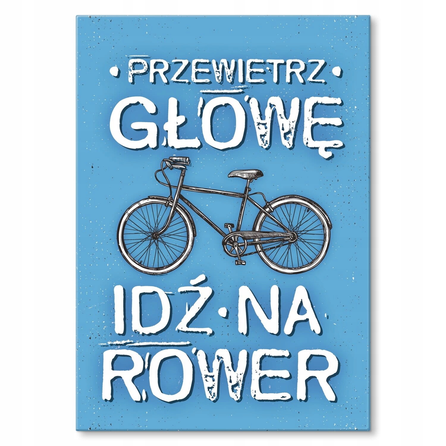 

Dekoracja Metal Blacha Obraz Ozdoba Napis Rower