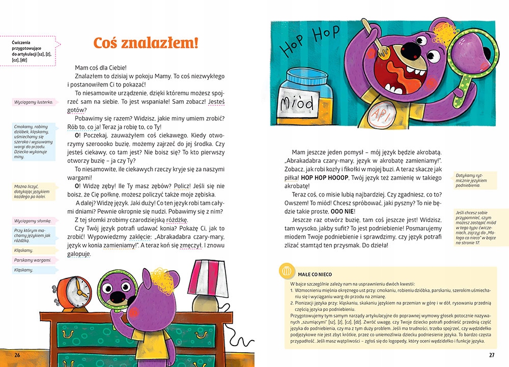 Zestaw KSIĄŻEK LOGOPEDYCZNYCH x3 Bajki misia API 4-6 2-4, Jama gębowa ćwicz ISBN 9788375179545