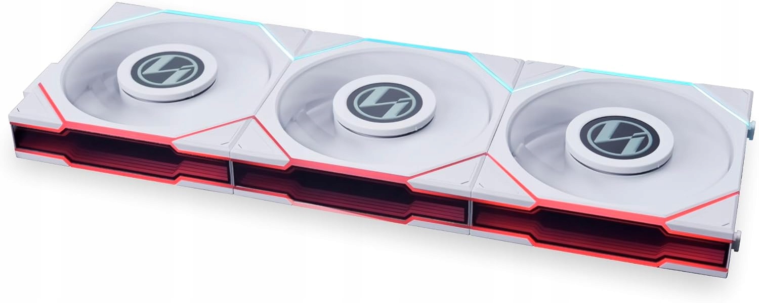 Ventilátor Lian Li Uni Tl LCD 120 biely, sada 3 kusov 12TLLCD3W diaľkové ovládanie