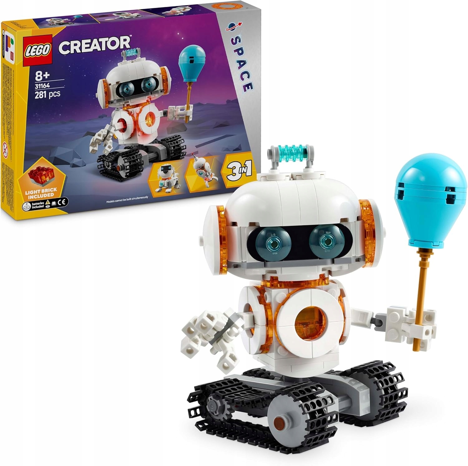 Lego Creator 3v1 Vesmírný robot, Hračka pro děti