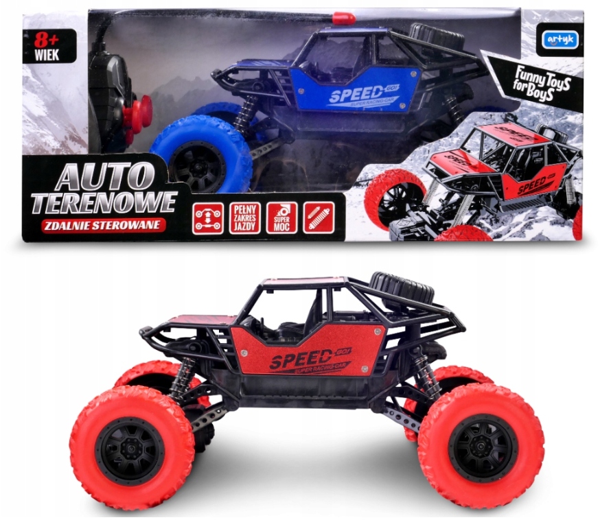 

Samochód Zdalnie Sterowany Auto Aku Terenowy Pilot