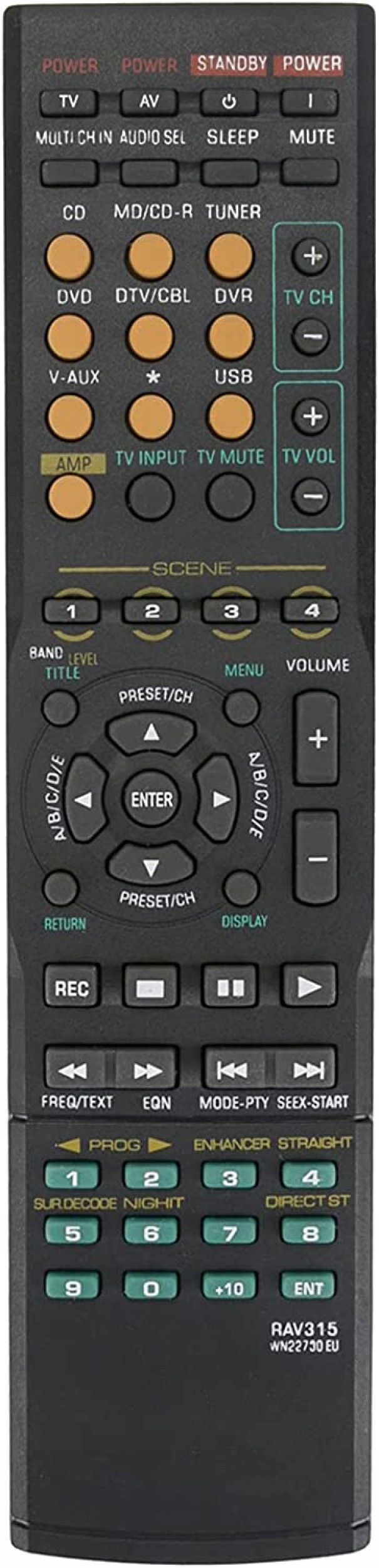 PILOT DO YAMAHA RX-V363BL RX-V461 RX-V561 RX-V663 Przeznaczenie Kino domowe Audio Inne