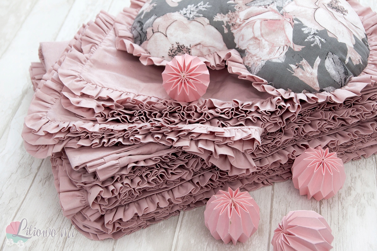 FALBANKA do łóżeczka maskuje i dekoruje 70x140 Marka Liliowomi