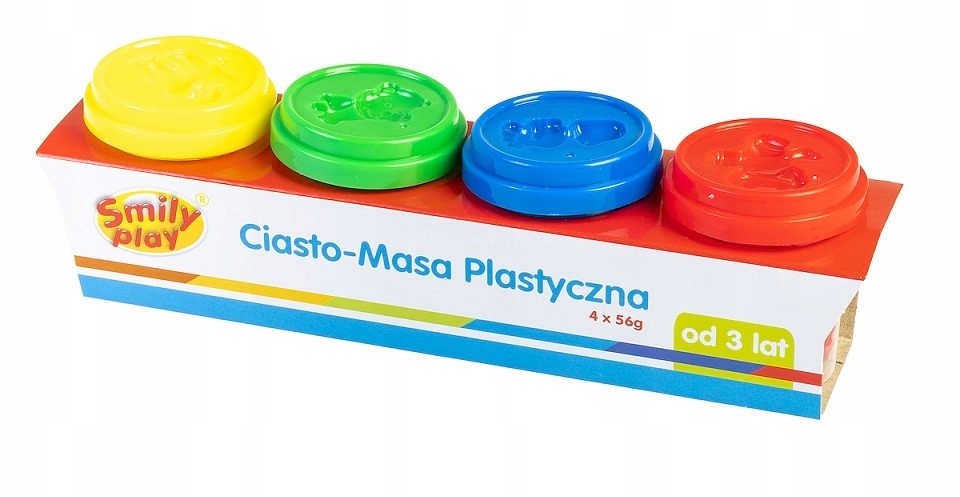 

Ciasto Masa Plastyczna 4 kol SP83347 Smily Play