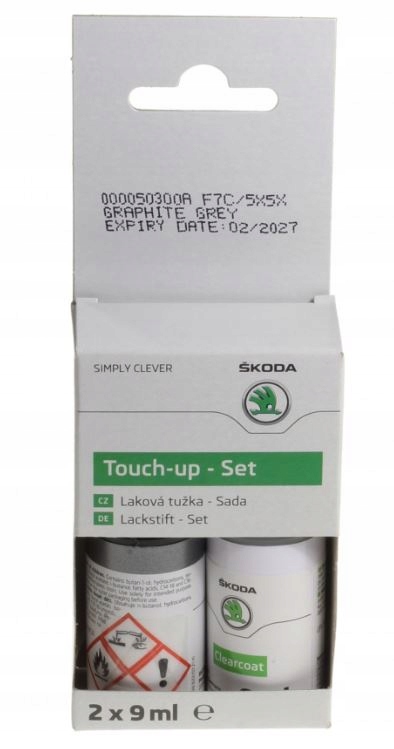 Lakier na zaprawki SKODA F7C 5X5X GRAFIT SZARY