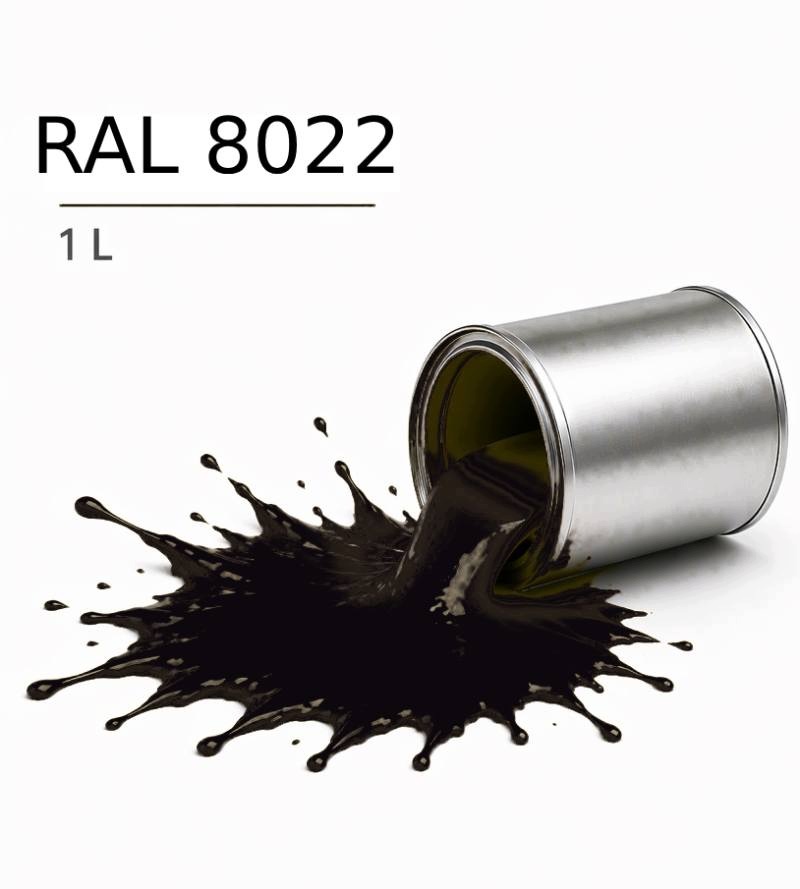 Ral 8022 Barva Průmyslová 1K 1L Vrchní Lak Vysoký Lesk