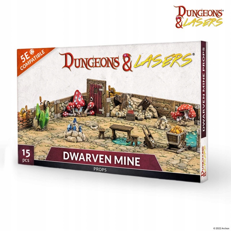 Dwarven Mine Props tereny do gier bitewnych i RPG