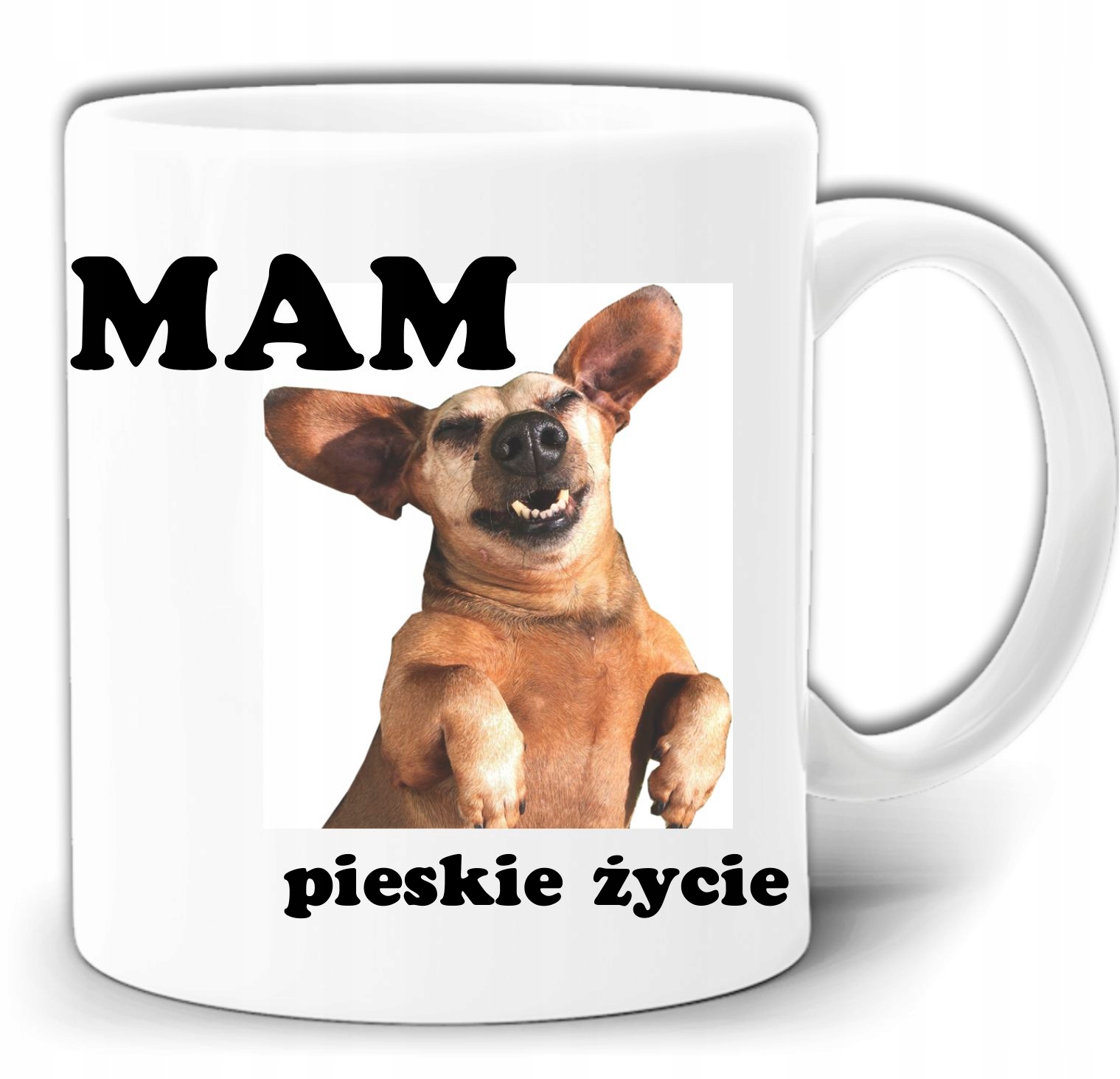 

Pieskie Życie Mam Śmieszny Kubek + Pudełko GW410