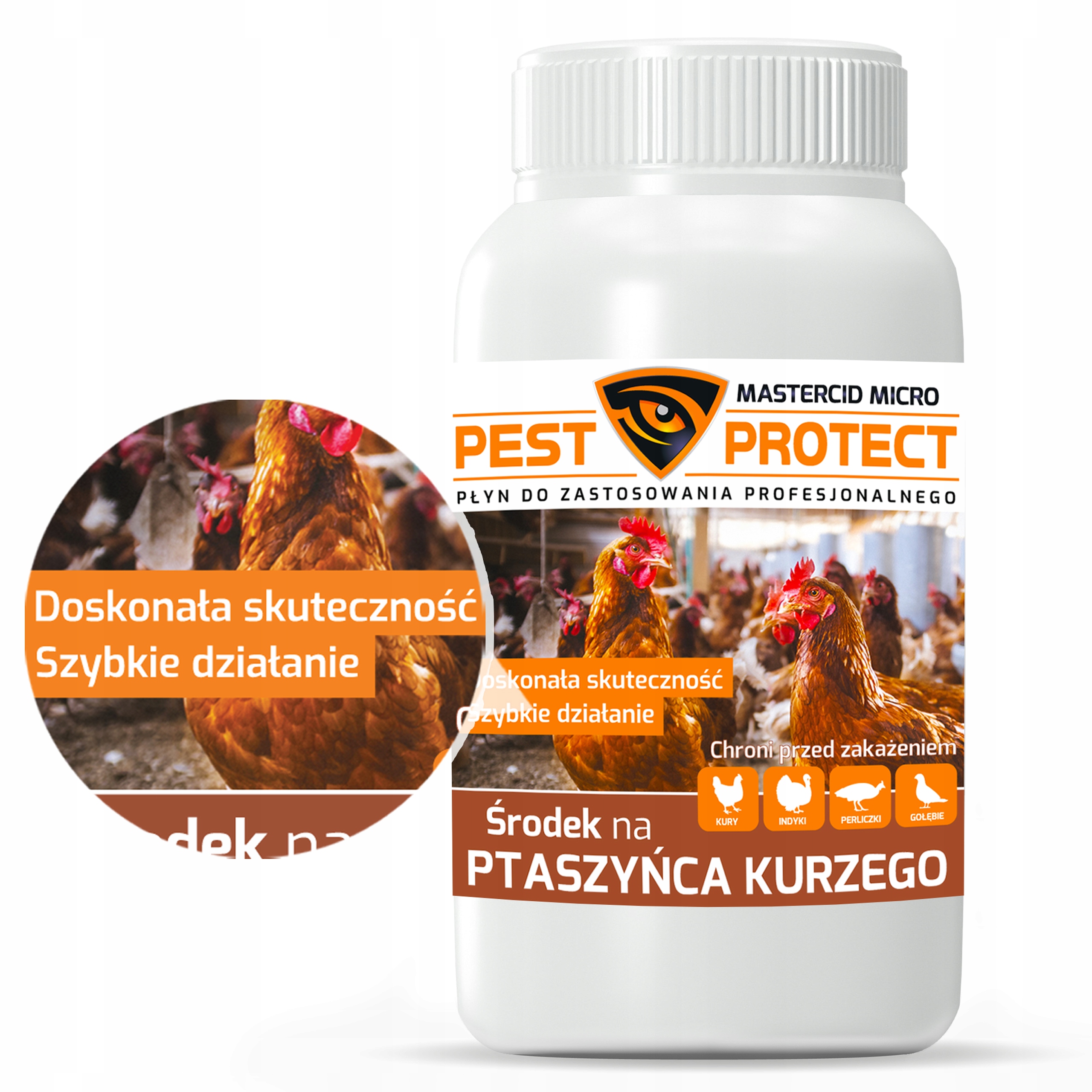 ZWALCZANIE PTASZYŃCA KURZEGO PTASZYNIEC PIÓROJAD OPRYSK NA WSZY KURZE Stan opakowania oryginalne