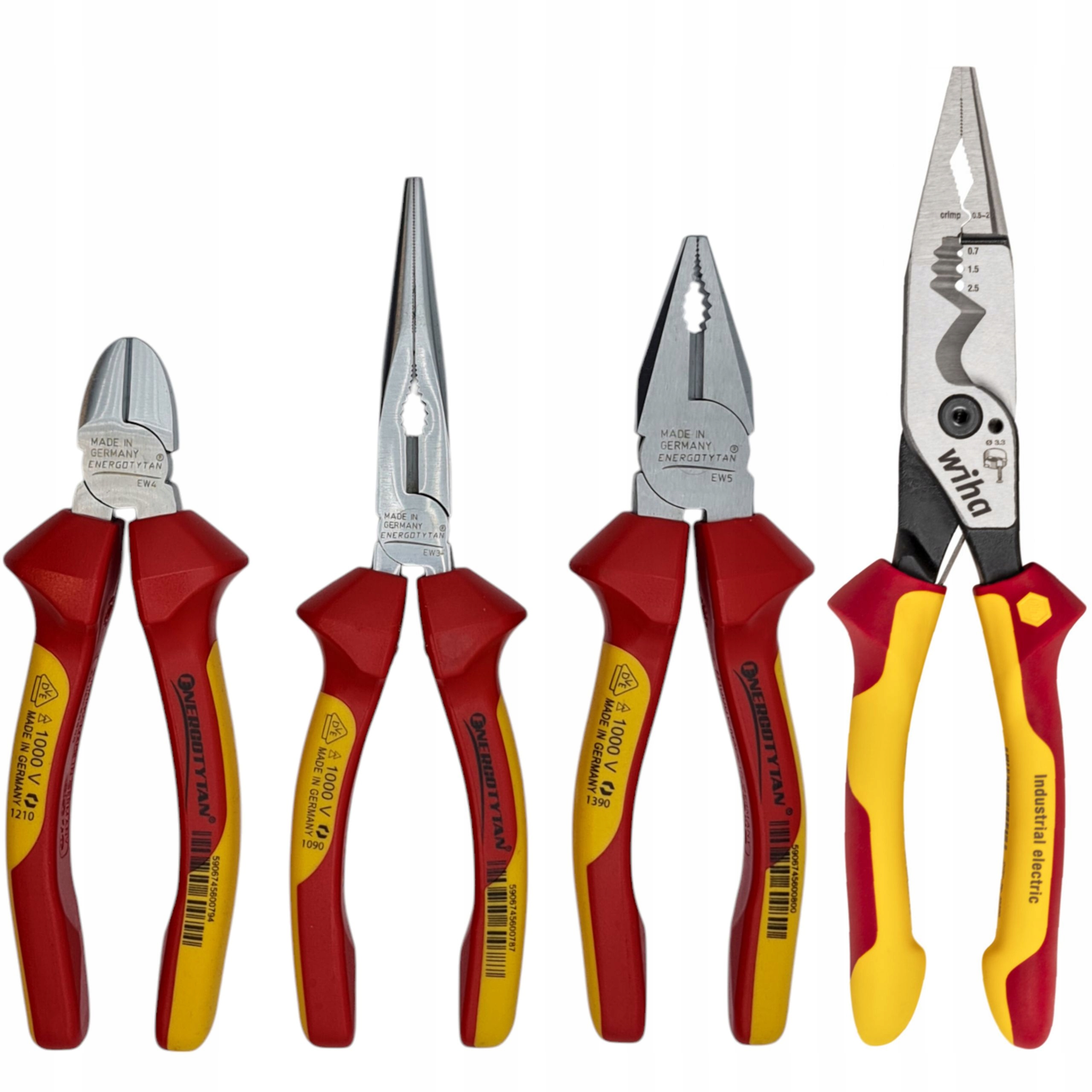 Wiha 45705 Univerzální kleště Industrial 8v1 Sada Kleští EW345 Ger