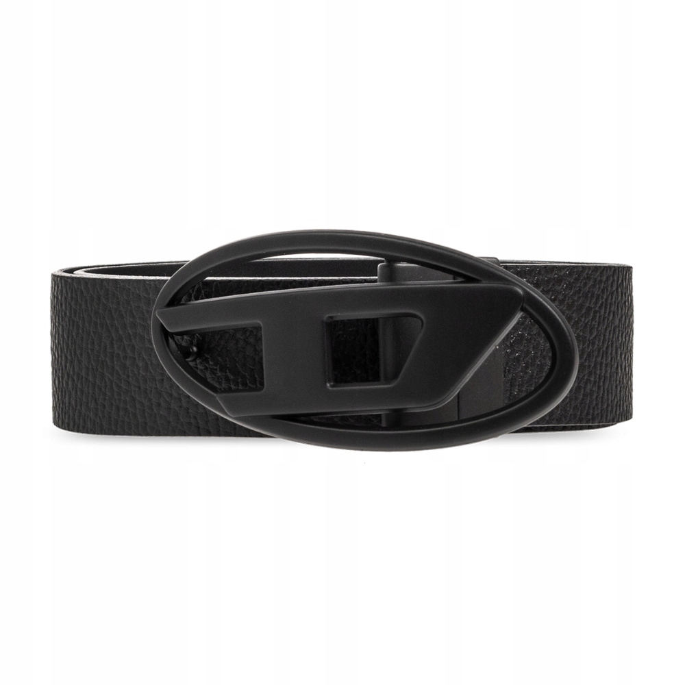 Diesel Černý pánský kožený pásek B-1DR Rev II 90