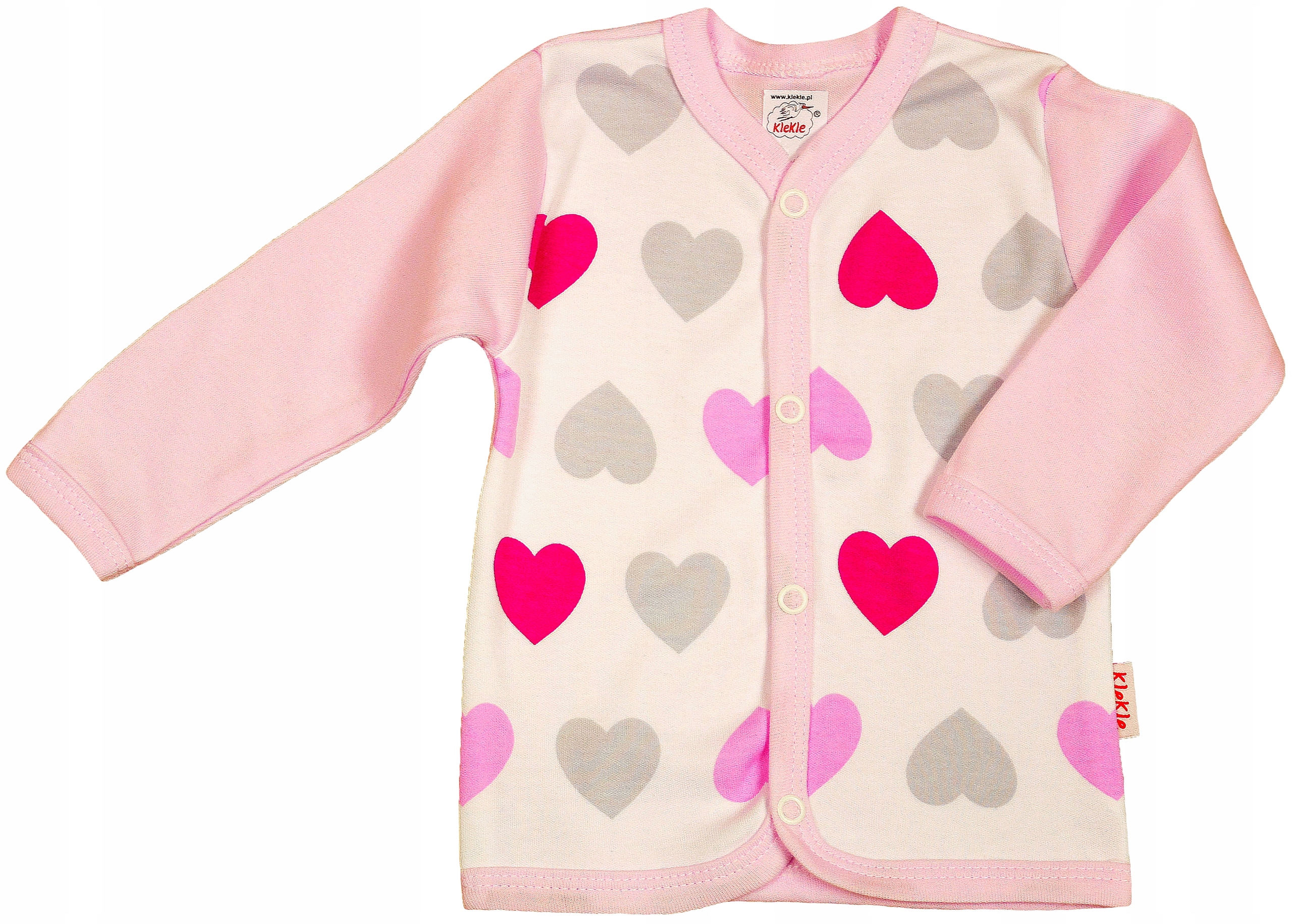 KAFTANIK koszulka ROZPINANY SERCA DUŻE 56 KLEKLE